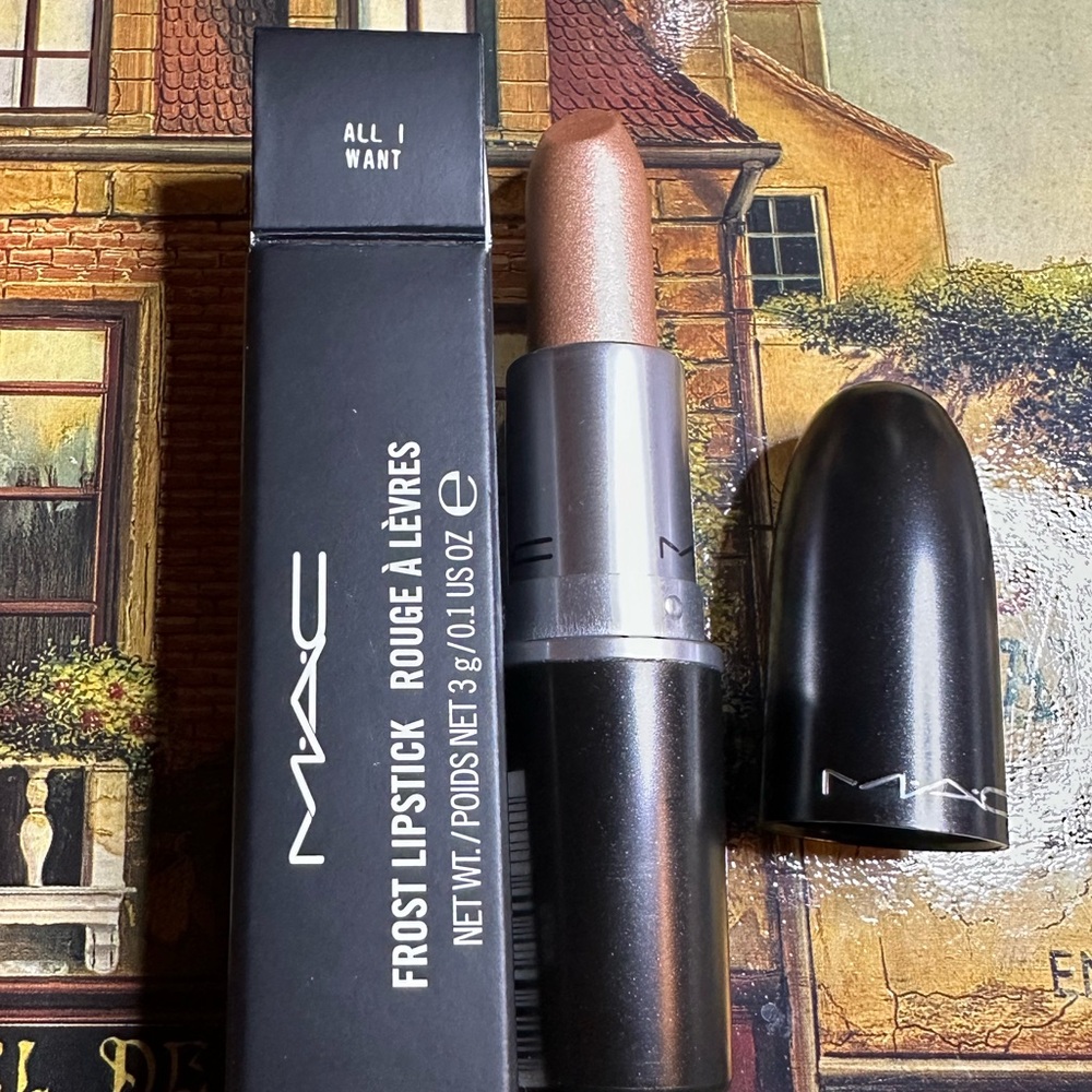 MAC COSMETICS ALL I WANT Frost NIB Lipstick Rare MARIA CAREY COLLABORATION LE